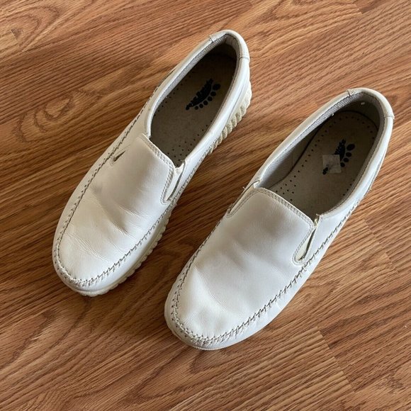 Spring Step Women Shoes White Leather Upper Slip On Sneaker Size 10 - Picture 12 of 12